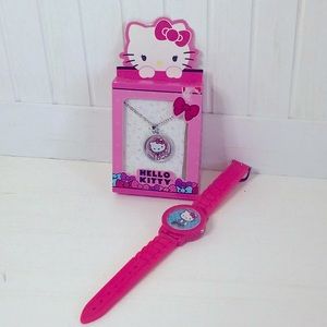 Hello Kitty bundle- necklace & free watch